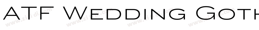 ATF Wedding Gothic字体转换
